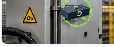 D-SENSE instalado em máquina