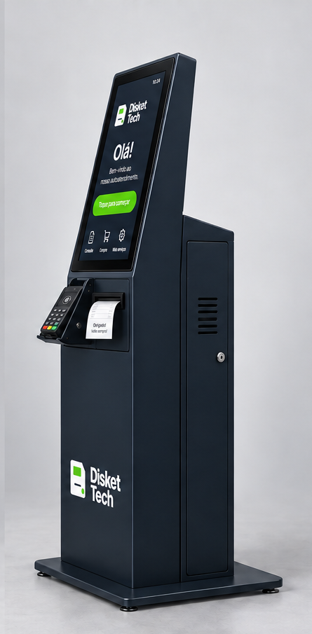 Totem de autoatendimento Disket Tech